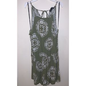 Green Romper With Pattern